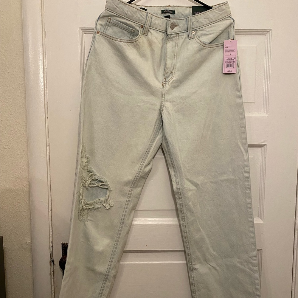 Women's High-Rise Straight Dad Jeans